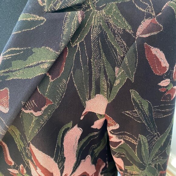 Mos Mosh Blake Flowered Jacquard Blazer Jacket Single Button s40 - Picture 7 of 10